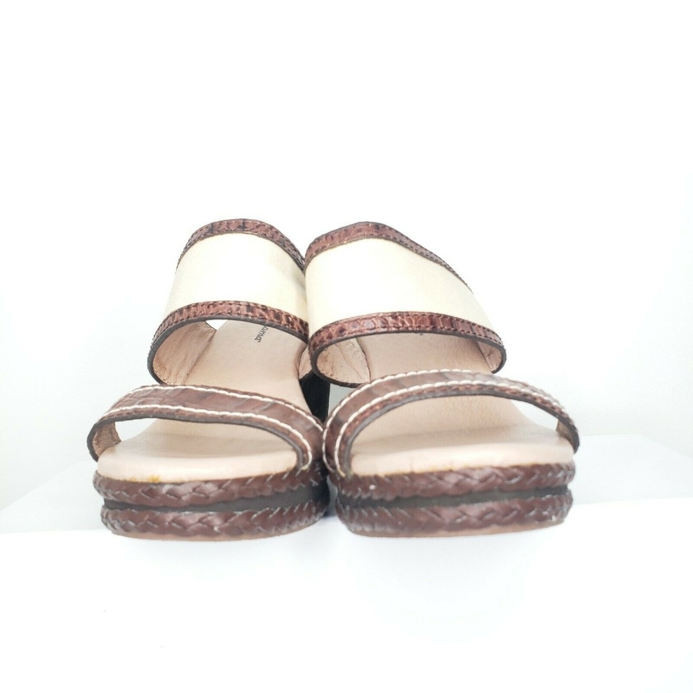 Tommy Bahama Kalawai Leather and Canvas Wedges - Picture 4 of 7